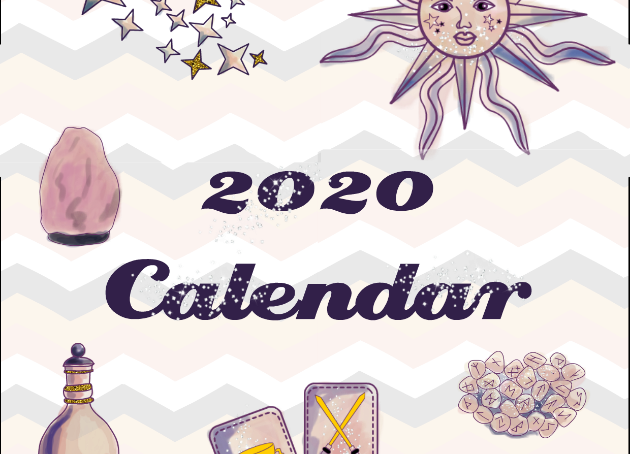 Free Printable 2020 Tarot Planner Calendar