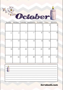 2020 October Calendar