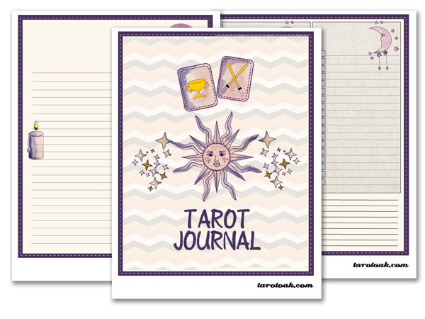 Free Printable Tarot Journal Pages, Tarot Oak