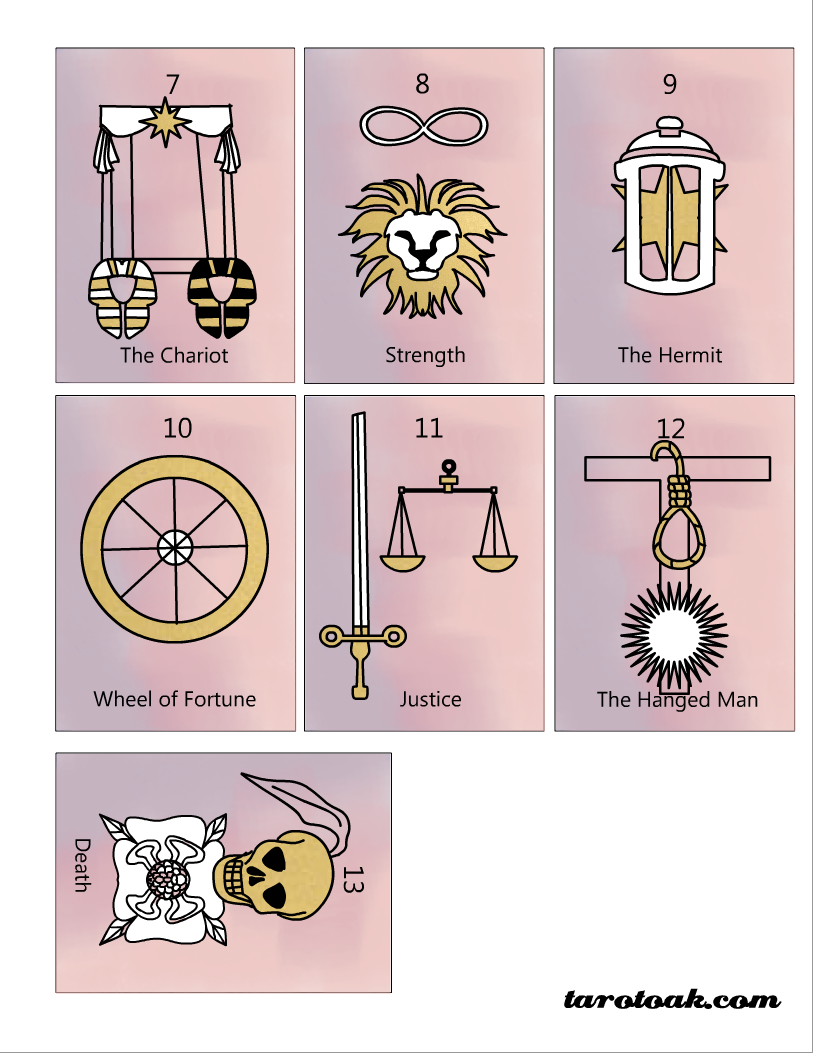 Free Printable Tarot Cards (Cute and Simple)