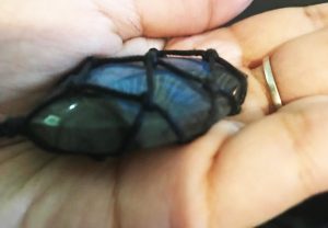 Labradorite crystal for tarot