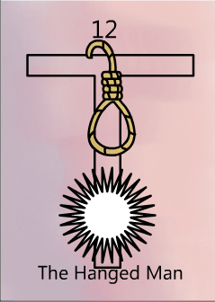 The hanged man tarot card